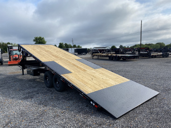 New 2025 Load Trail 102" x 28' 14k Gooseneck Deckover Tilt Trailer