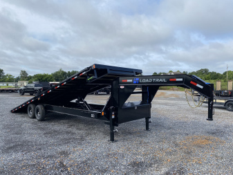 New 2025 Load Trail 102" x 28' 14k Gooseneck Deckover Tilt Trailer