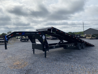 New 2025 Load Trail 102" x 28' 14k Gooseneck Deckover Tilt Trailer
