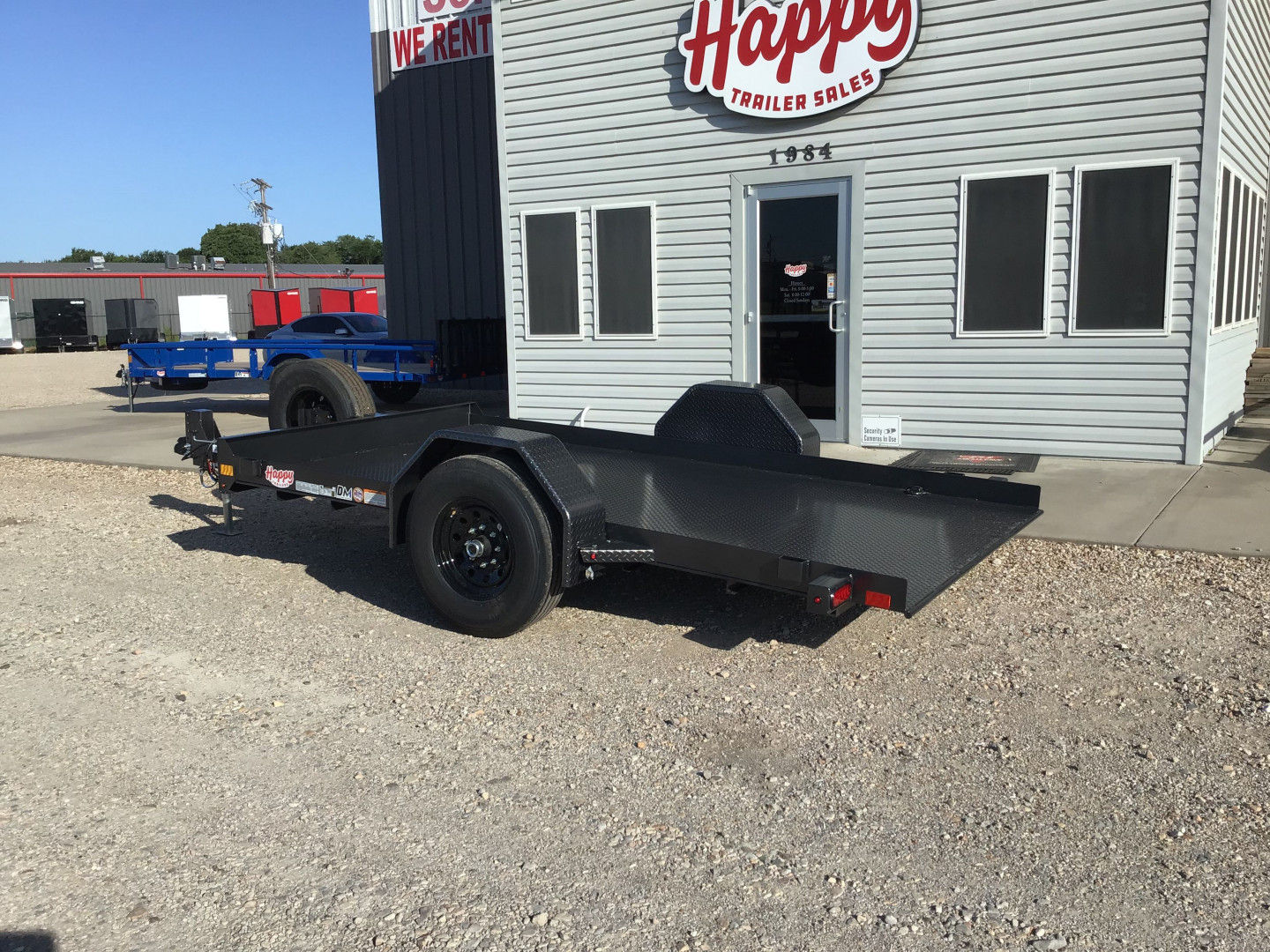 New 2025 Diamond C 77"x12' BP Single Axle Hydraulically Dampened Tilt - DSA107