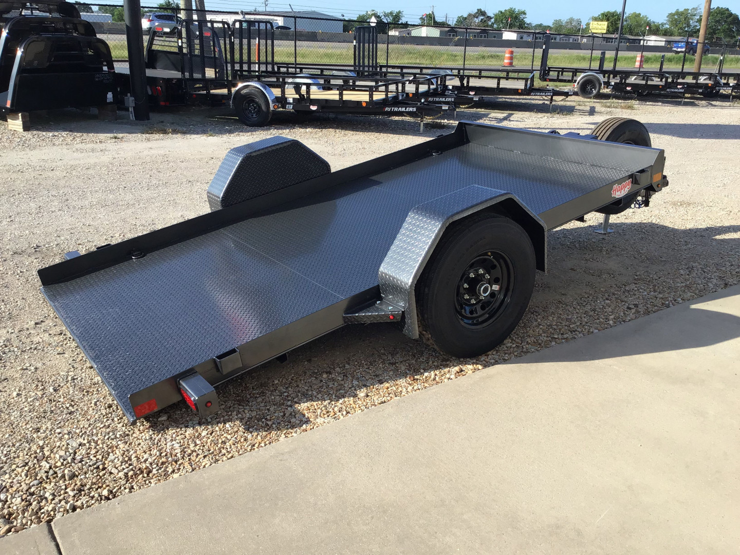 New 2025 Diamond C 77"x12' BP Single Axle Hydraulically Dampened Tilt - DSA107