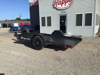 New 2025 Diamond C 77"x12' BP Single Axle Hydraulically Dampened Tilt - DSA107