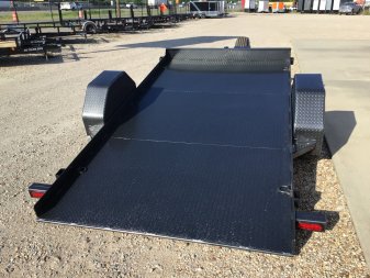 New 2025 Diamond C 77"x12' BP Single Axle Hydraulically Dampened Tilt - DSA107