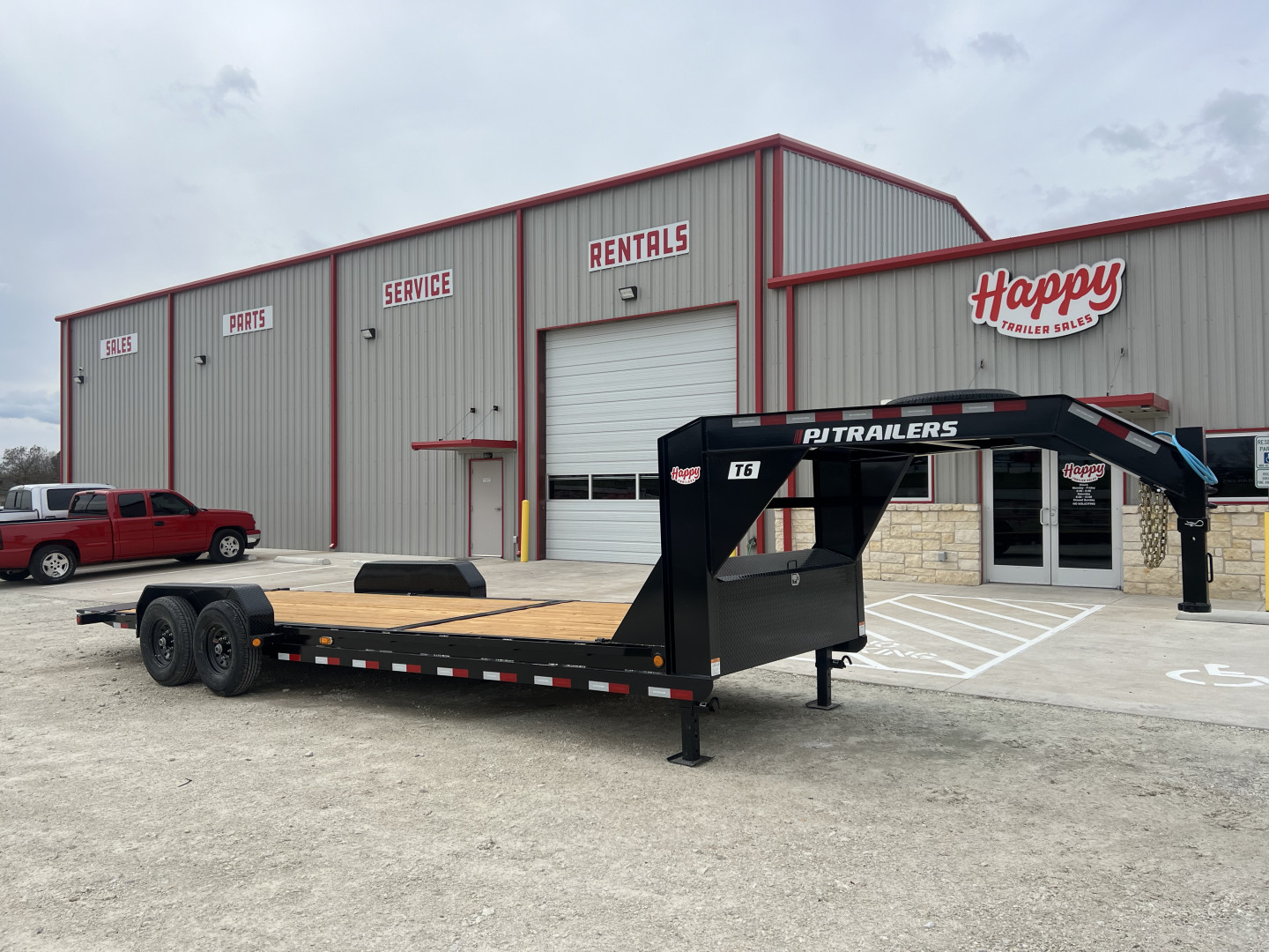 New 2026 PJ 83"x24' Gooseneck Equipment Tilt Trailer – T6
