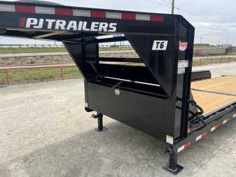 New 2026 PJ 83"x24' Gooseneck Equipment Tilt Trailer – T6