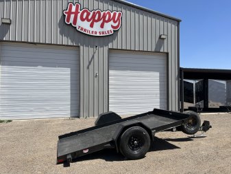 New 2025 Diamond C 77"x12' BP Single Axle Hydraulically Dampened Tilt - DSA107