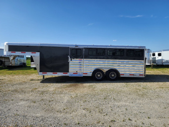 New 2025 Exiss Exhibitor 8022W 8 Pen / Stock Combo Trailer