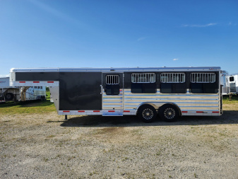 New 2025 Exiss Exhibitor 8022W 8 Pen / Stock Combo Trailer