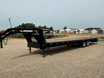 *USED* 2018 Lamar Trailers 102"x30' GN Flatbed Trailer
