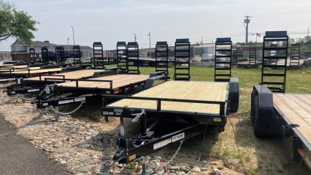 New 2026 Quality Steel and Aluminum 18' 10k gvwr Equipment Trailer