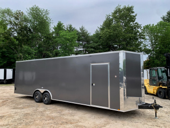 New 2025 SPARTAN 8.5X28 + 2ft V nose/ 7'6 Int Height /Ext. Tongue / Polycore Exterior - 9990gvw