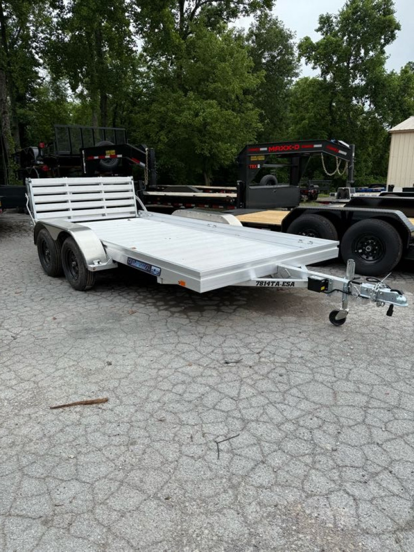 New 2025 Aluma 7814ESA-TA-EL-BT Utility Trailer