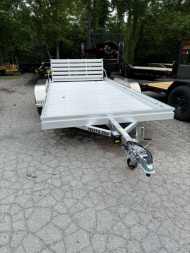 New 2025 Aluma 7814ESA-TA-EL-BT Utility Trailer