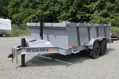 New 2026 RawMaxx 7x14 14K Dump Trailer
