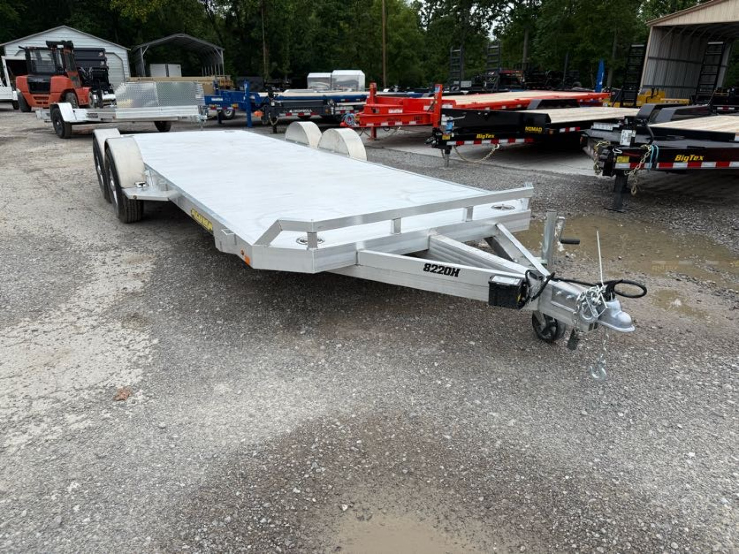 New 2025 Aluma 8220H-TA-EL-R-RTD Utility Trailer