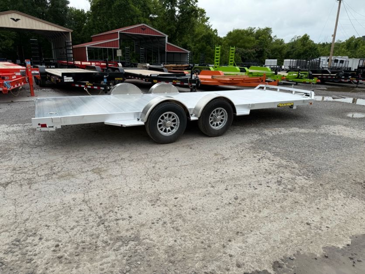 New 2025 Aluma 8220H-TA-EL-R-RTD Utility Trailer