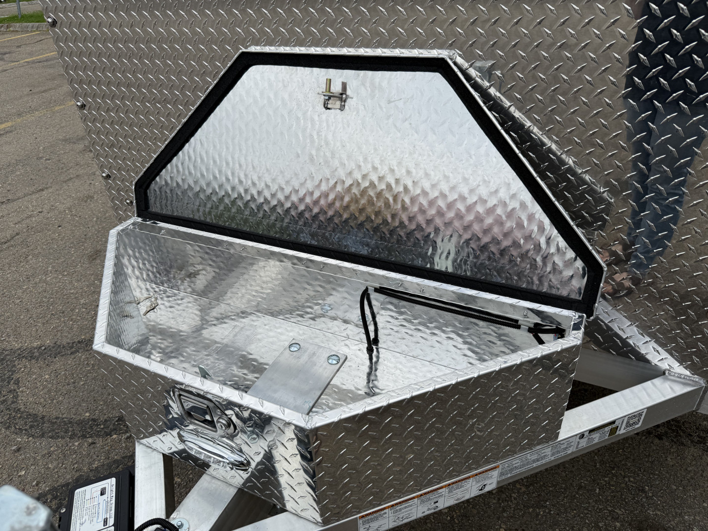 New 2025 Aluma 8216H-ANV-TILT-TA-EL Utility Trailer