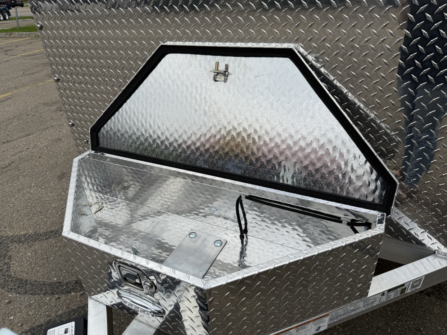 New 2025 Aluma 8216H-ANV-TILT-TA-EL Utility Trailer