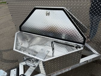 New 2025 Aluma 8216H-ANV-TILT-TA-EL Utility Trailer