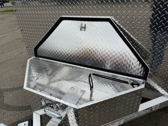 New 2025 Aluma 8216H-ANV-TILT-TA-EL Utility Trailer