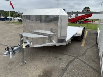 New 2025 Aluma 8216H-ANV-TILT-TA-EL Utility Trailer