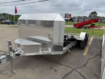 New 2025 Aluma 8216H-ANV-TILT-TA-EL Utility Trailer