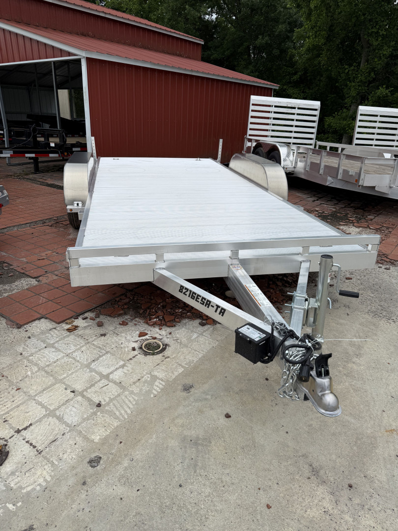 New 2025 Aluma 8216ESA-TA-EL-R-RTD Utility Trailer