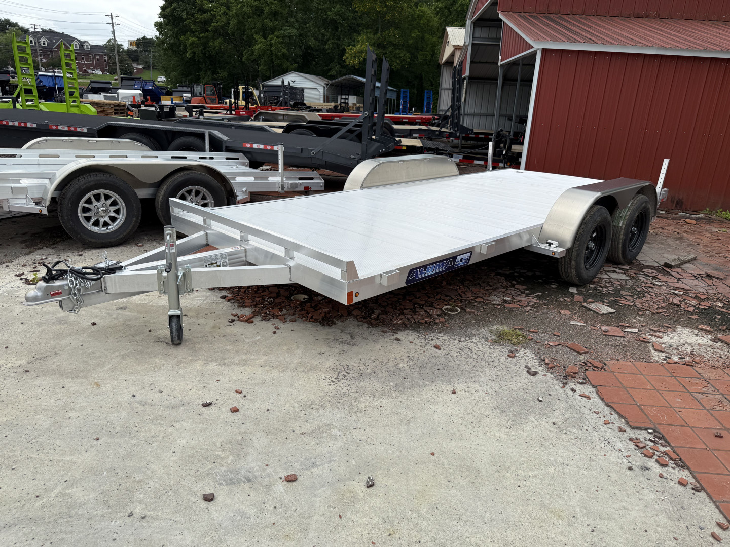 New 2025 Aluma 8216ESA-TA-EL-R-RTD Utility Trailer