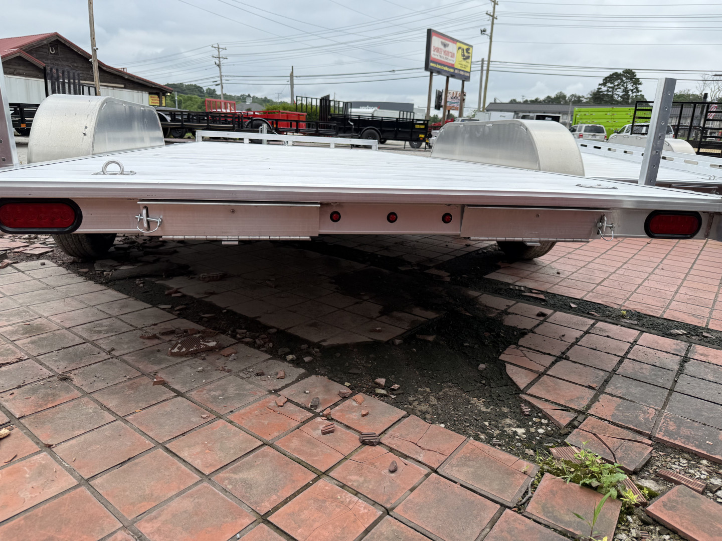 New 2025 Aluma 8216ESA-TA-EL-R-RTD Utility Trailer