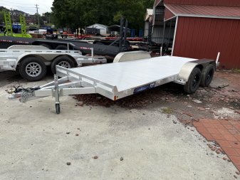 New 2025 Aluma 8216ESA-TA-EL-R-RTD Utility Trailer