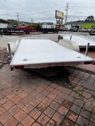 New 2025 Aluma 8216ESA-TA-EL-R-RTD Utility Trailer