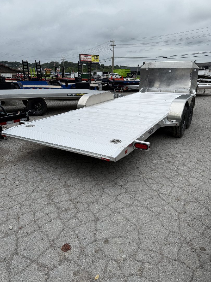 New 2025 Aluma 8218ANV-TILT-TA-EL-RTD Utility Trailer