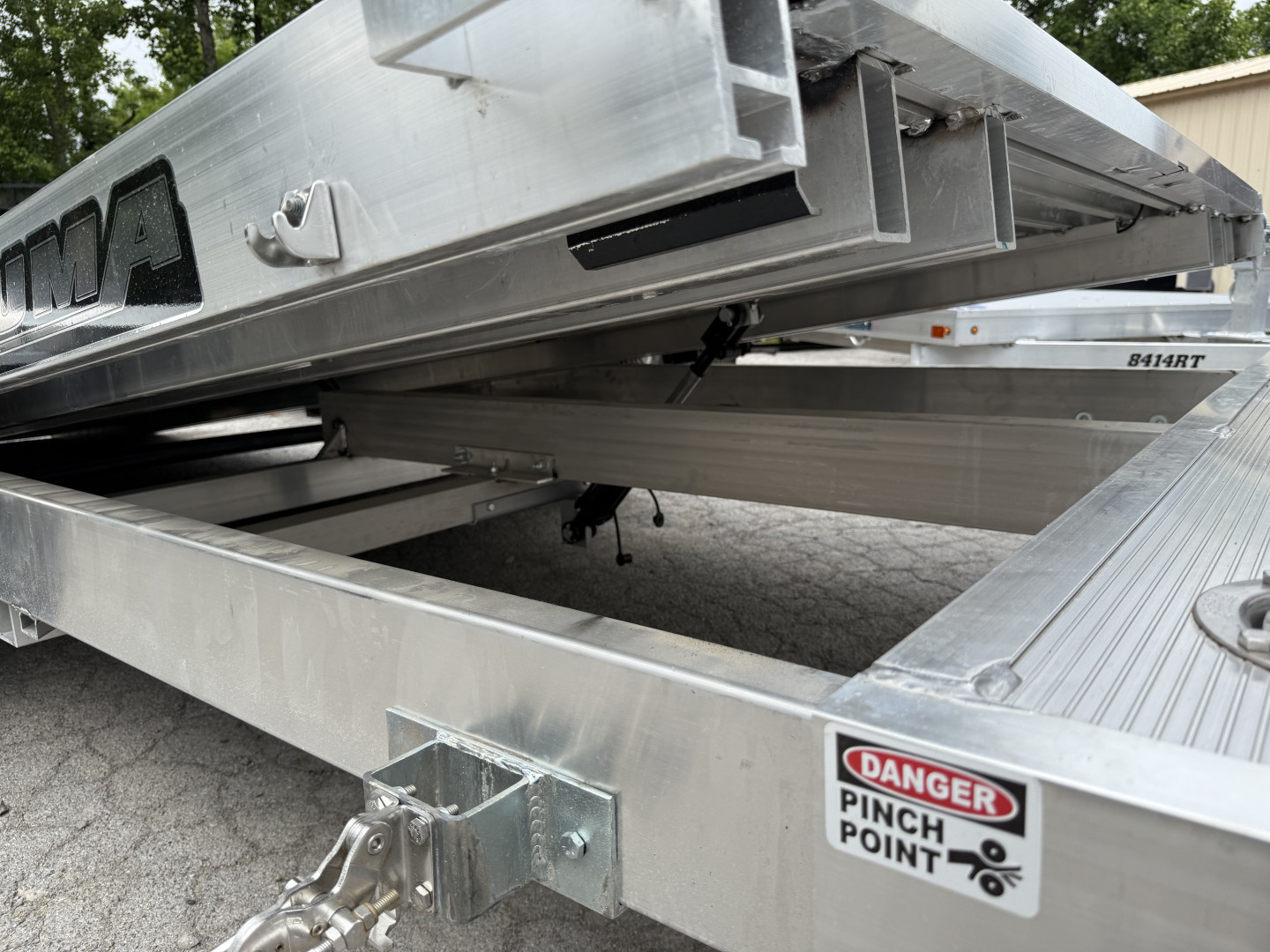 New 2025 Aluma 8218ANV-TILT-TA-EL-RTD Utility Trailer