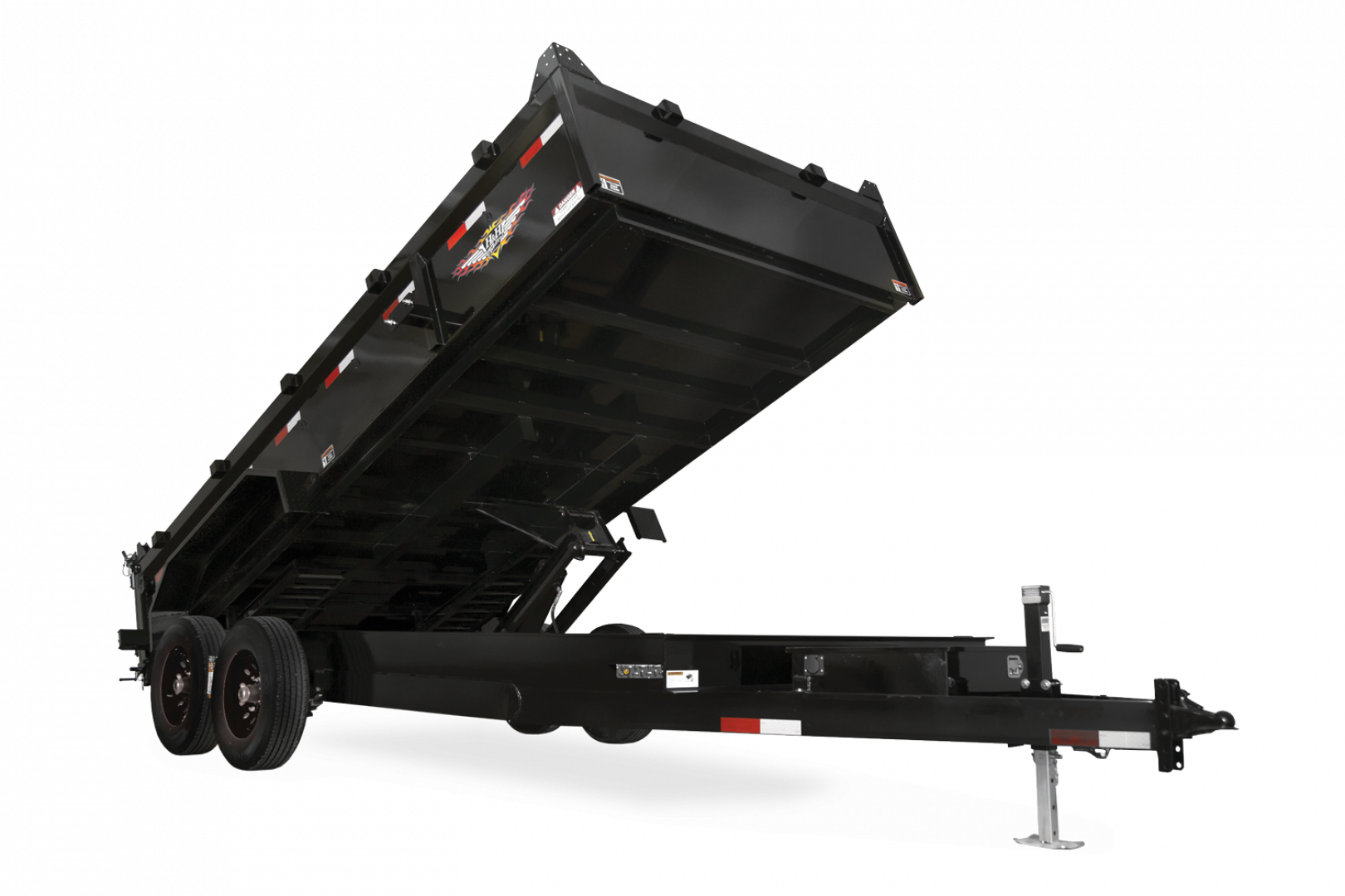 New 2025 H&H Trailers, 83x14 Industrial Dump Trailer, Scissor Lift, 14K