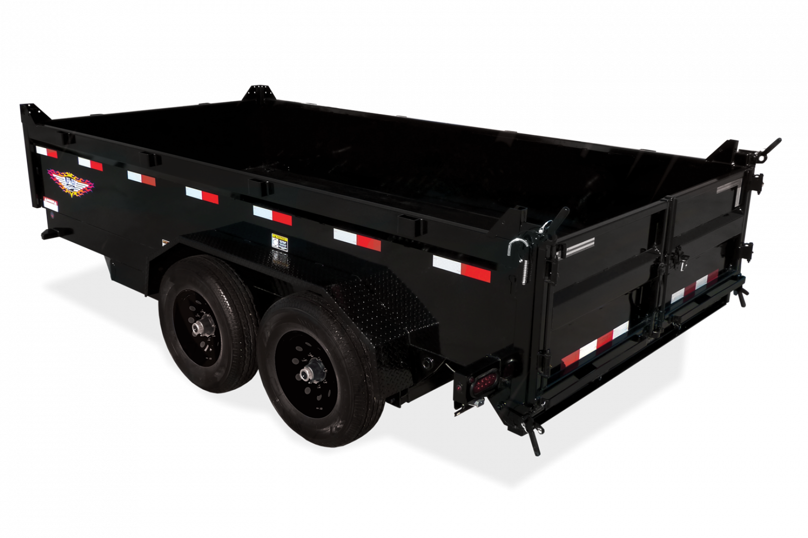 New 2025 H&H Trailers, 83x14 Industrial Dump Trailer, Scissor Lift, 14K