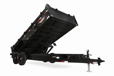 New 2025 H&H Trailers, 83x14 Industrial Dump Trailer, Scissor Lift, 14K