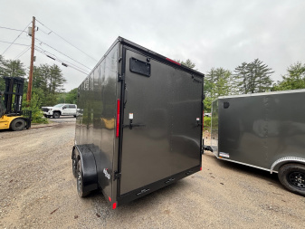 New 2025 Pace American 7X14 +2ft V-nose / Blackout Package/ 7' interior - 7000GVW