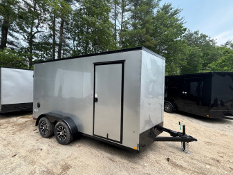 New 2025 Pace American 7X14 +2ft V-nose / Blackout Package/ 7' interior - 7000GVW