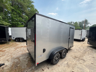 New 2025 Pace American 7X14 +2ft V-nose / Blackout Package/ 7' interior - 7000GVW