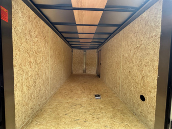 New 2025 Pace American 7X14 +2ft V-nose / Blackout Package/ 7' interior - 7000GVW