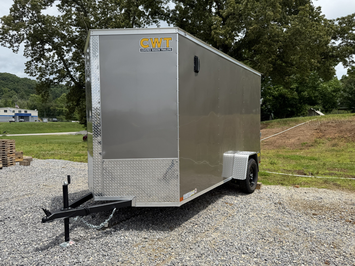 New 2025 Covered Wagon Trailers 6X12 SA 7' Cargo / Enclosed Trailer