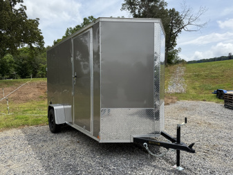 New 2025 Covered Wagon Trailers 6X12 SA 7' Cargo / Enclosed Trailer