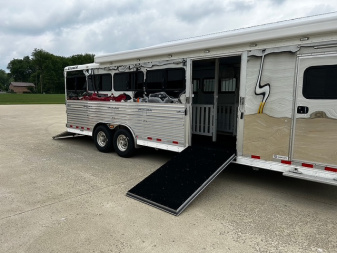 Used 2013 Sooner C-SR STCLP 826 12 Pen / Stock Combo Trailer ( NO TRADE)