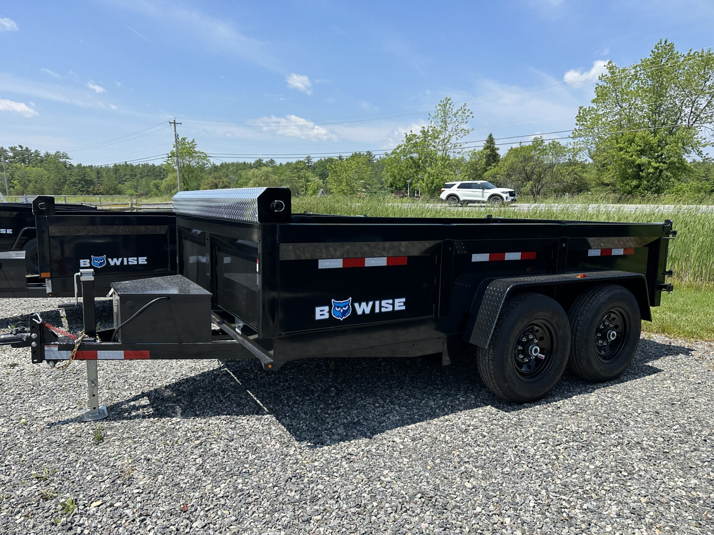 New 2026 BWISE DT712LP-LE-12 Dump Trailer
