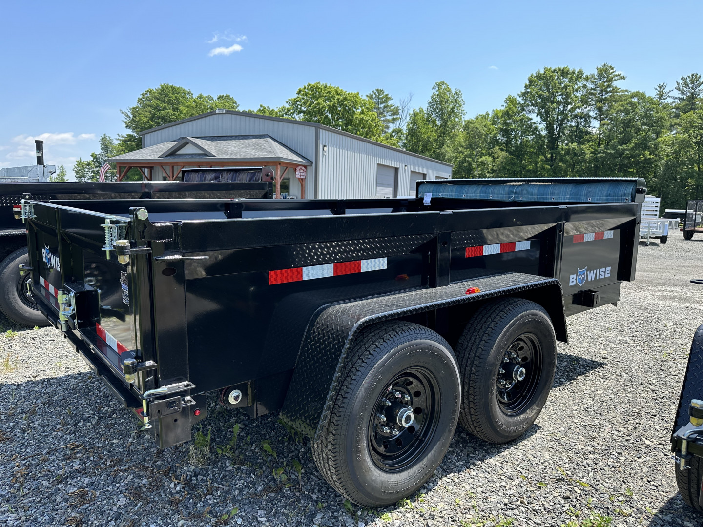 New 2026 BWISE DT712LP-LE-12 Dump Trailer