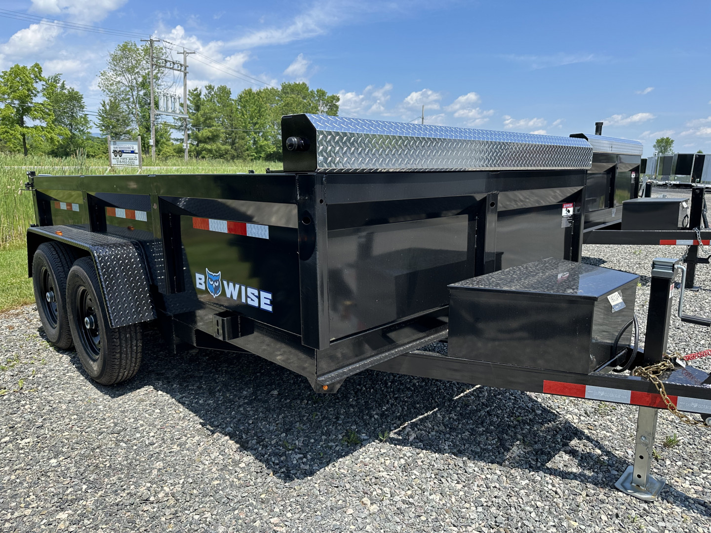 New 2026 BWISE DT712LP-LE-12 Dump Trailer