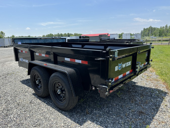New 2026 BWISE DT712LP-LE-12 Dump Trailer