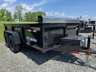 New 2026 BWISE DT712LP-LE-12 Dump Trailer