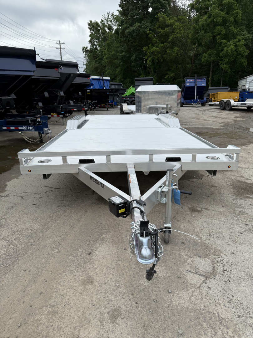 New 2025 Aluma WB20H-TA-EL-DOF-R-RR Utility Trailer