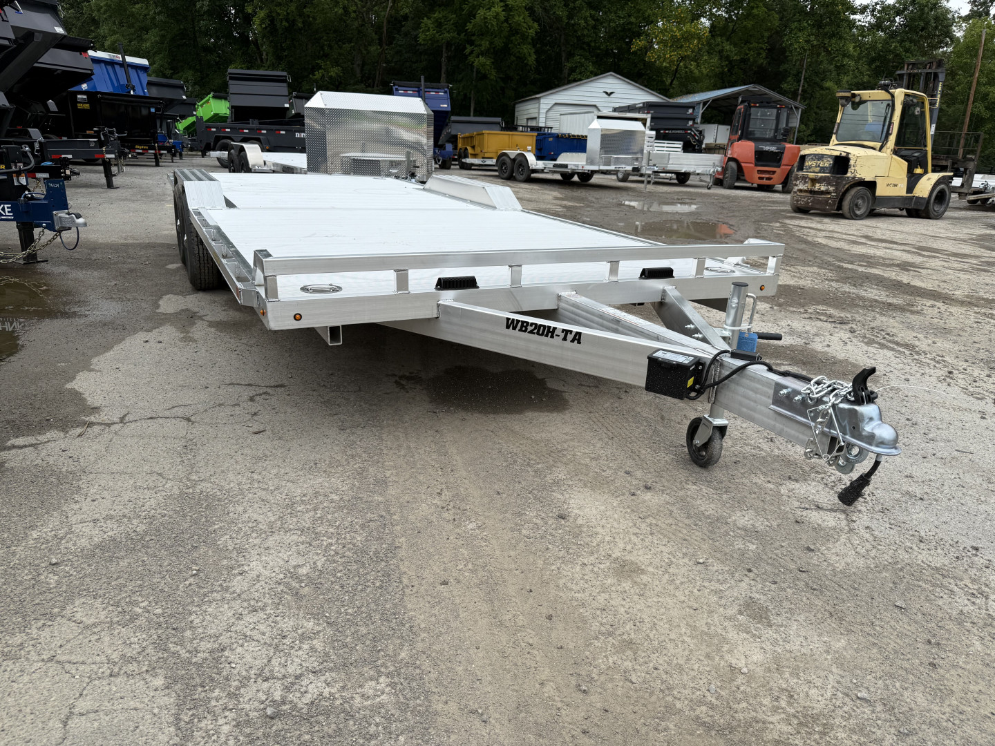 New 2025 Aluma WB20H-TA-EL-DOF-R-RR Utility Trailer